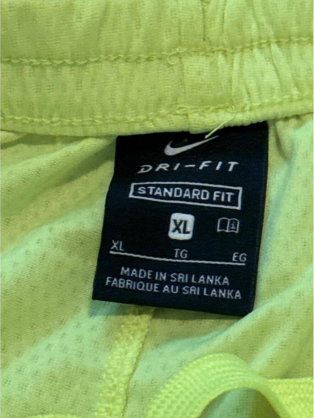 Nike Kids Yellow Athletic Dri-Fit Shorts XL - Picture 2 of 3